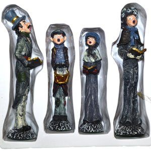 Windsor Collections Set Of 4 Carolers In Box For Holiday Decor